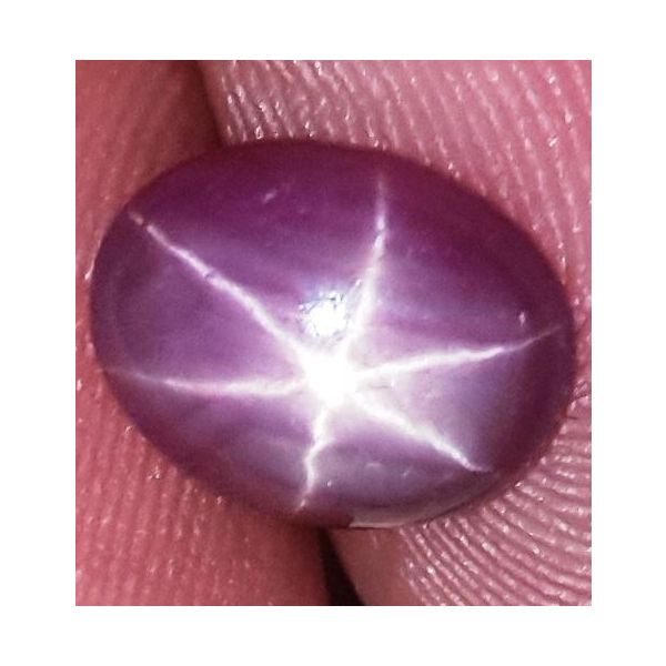 2.07 Carats African Star Ruby 8.51x6.64x3.31 mm