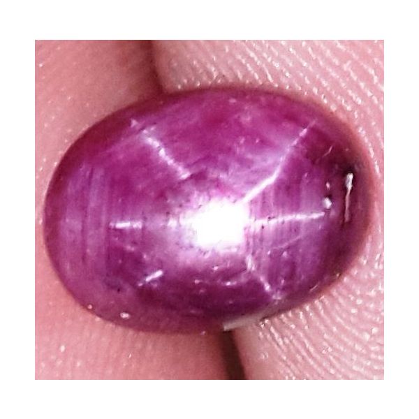 3.85 Carats African Star Ruby 9.79x7.46x4.56 mm