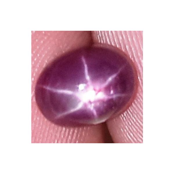 3 Carats African Star Ruby 7.40x5.61x5.60 mm