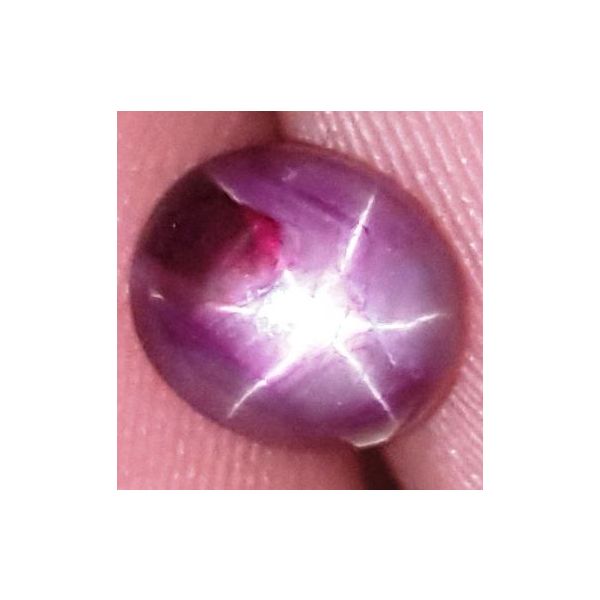 2.37 Carats African Star Ruby 7.04x6.12x4.28 mm