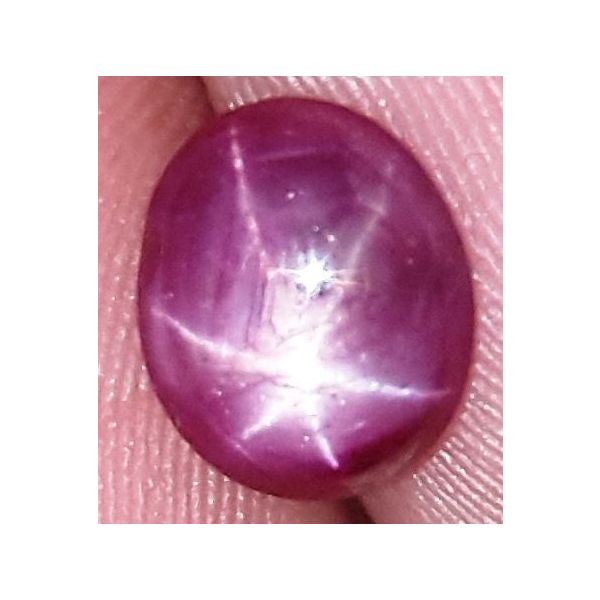 1.91 Carats African Star Ruby 8.05x6.82x3.17 mm