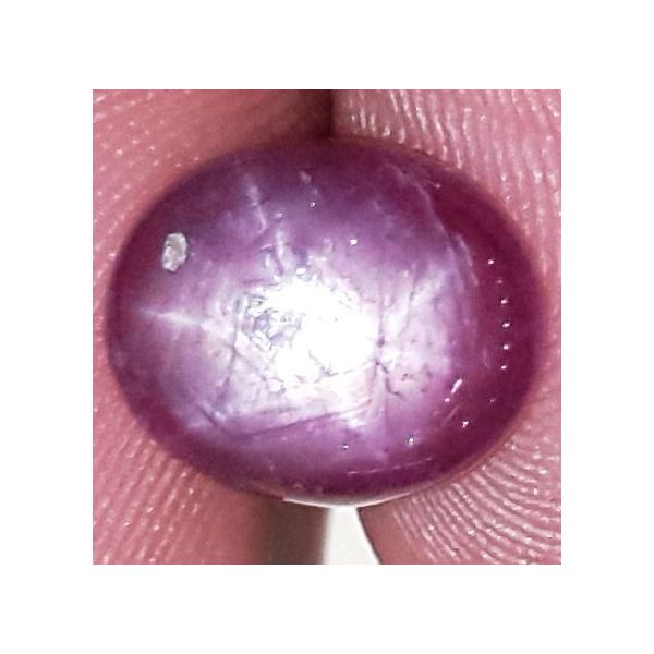 3.46 Carats African Star Ruby 9.89x8.30x3.28 mm