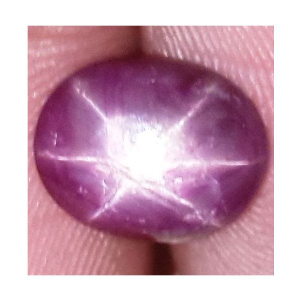 3.47 Carats African Star Ruby 9.63x7.56x3.91 mm