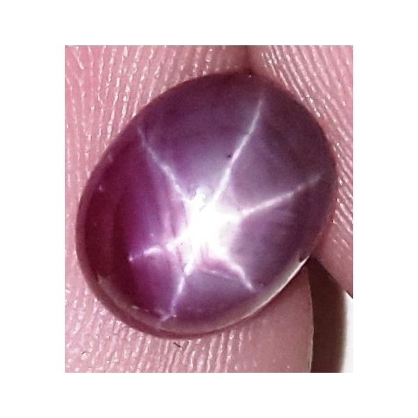 3.38 Carats African Star Ruby 8.84x7.03x4.68 mm