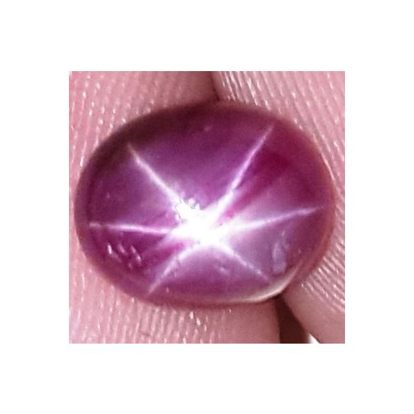 3.07 Carats African Star Ruby 8.54x6.96x4.38 mm