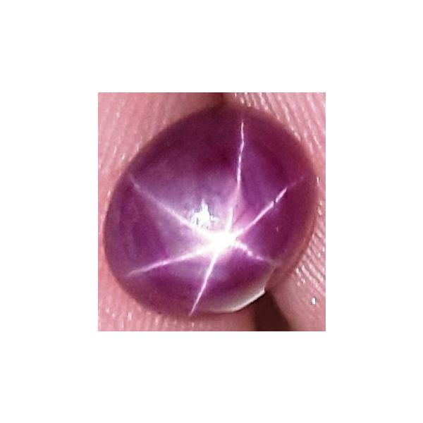 2.17 Carats African Star Ruby 7.25x6.09x4.21 mm