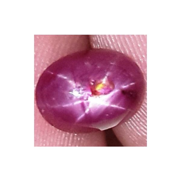 1.97 Carats African Star Ruby 8.21x6.06x3.57 mm