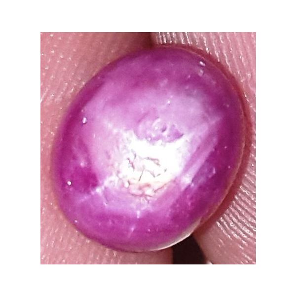 5.49 Carats African Star Ruby 8.95x7.52x6.75 mm