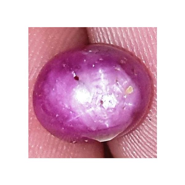 3.67 Carats African Star Ruby 7.89x6.60x5.89 mm