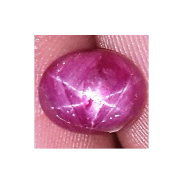 2.56 Carats African Star Ruby 8.06x6.44x4.14 mm