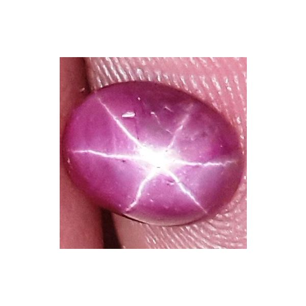 2.1 Carats African Star Ruby 7.59x5.93x4.14 mm