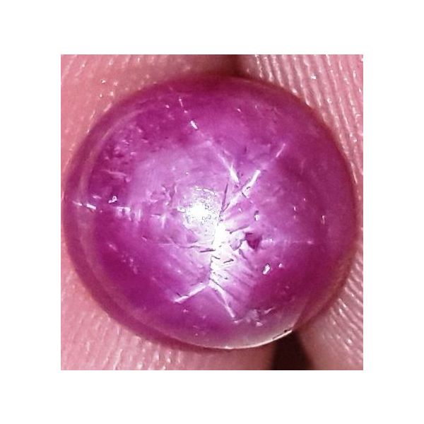 4.05 Carats African Star Ruby 7.91x7.96x5.48 mm