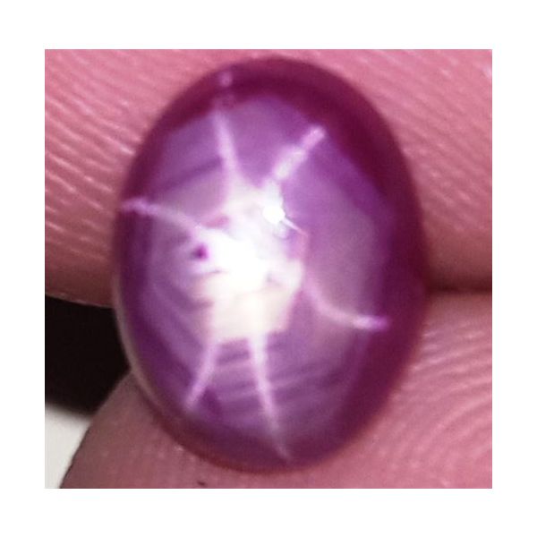 3.31 Carats African Star Ruby 9.57x7.41x4.03 mm