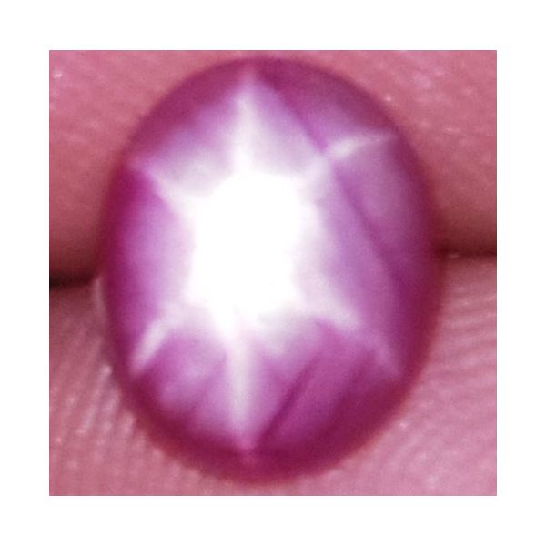 1.81 Carats African Star Ruby 7.90x6.40x3.06 mm