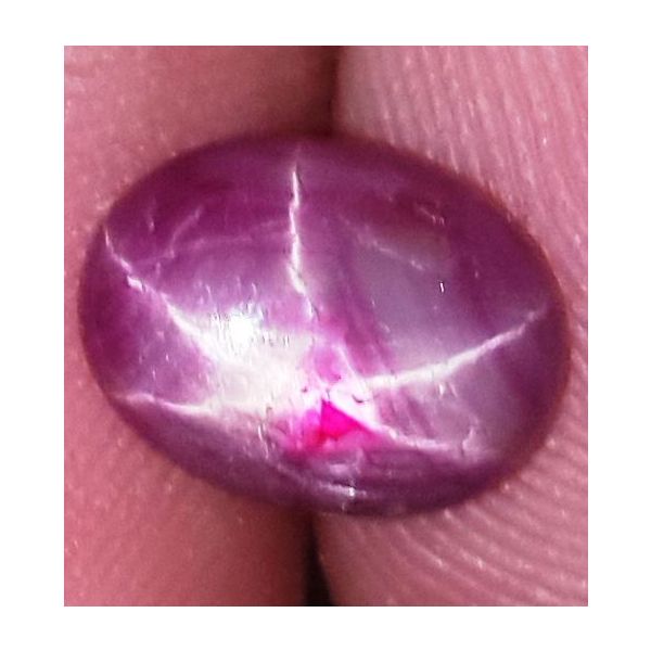 2.3 Carats African Star Ruby 8.75x6.69x3.34 mm