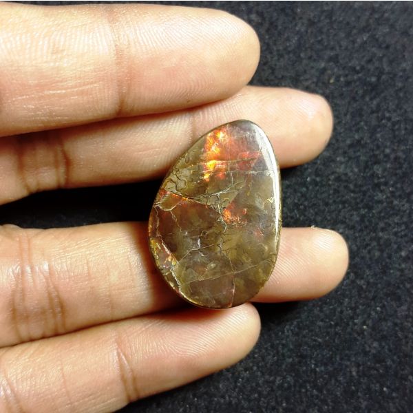 17.75 carat Natural Ammolite 26.85x18.44x4.47mm