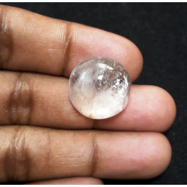 24.44 Carats Natural White Muscovite 18.23x18.24x9.95mm