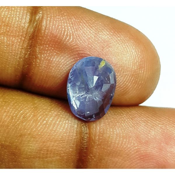 3.58 Carats Natural Blue Sapphire 10.82x8.13x5.94mm