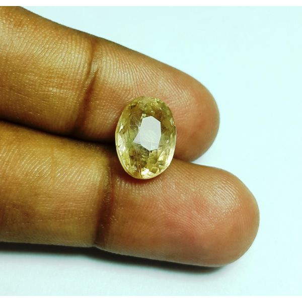 7.65 Carats Natural Orange Sapphire 12.47x9.04x7.30mm