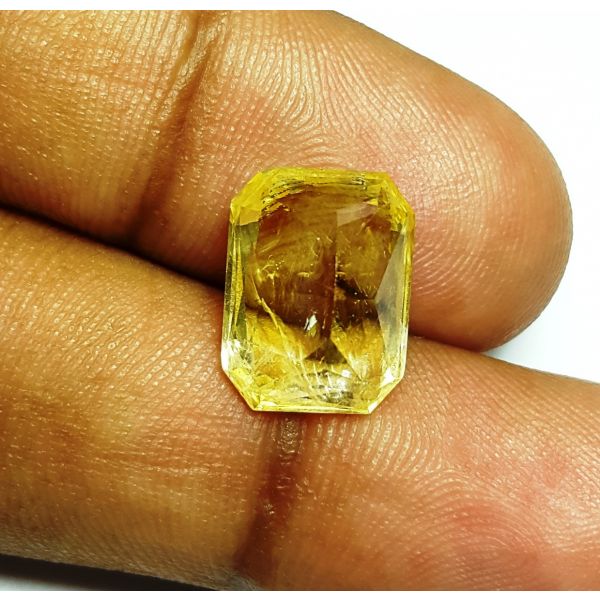 8.67 Carats Natural Yellow Sapphire 12.67x9.66x7.04mm