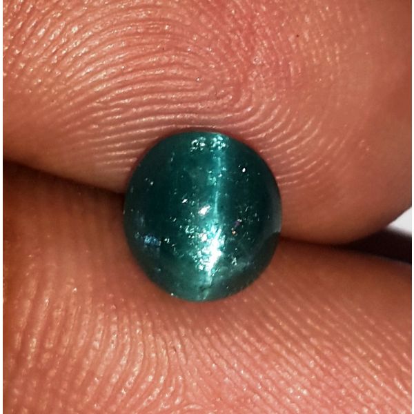 1.38 Carats Natural Sky Green Apatite Cat's Eye 10.66x8.31x7.57mm