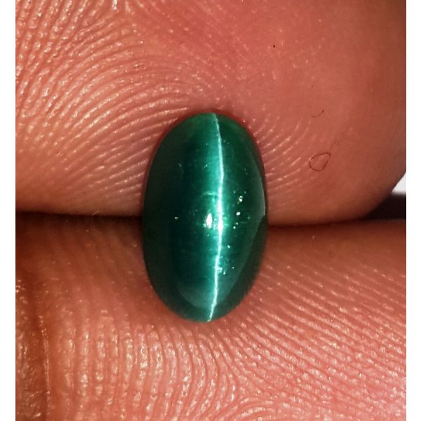 1.51 Carats Natural Sky Green Apatite Cat's Eye 8.95x6.95.552mm