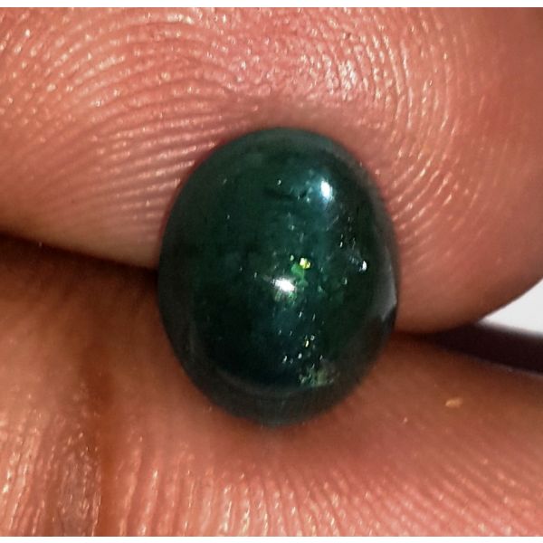 3.13 Carats Natural Sky Green Apatite Cat's Eye 8.80x7.50x5.87mm