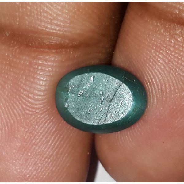 1.65 Carats Natural Sky Green Apatite Cat's Eye 7.40x6.39x4.41mm