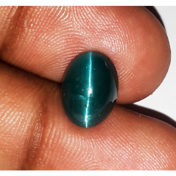 1.65 Carats Natural Sky Green Apatite Cat's Eye 7.40x6.39x4.41mm