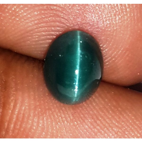 2.32 Carats Natural Sky Green Apatite Cat's Eye 8.17x6.27x5.42mm