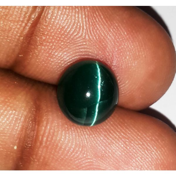 4.81 Carats Natural Sky Green Apatite Cat's Eye 8.99x8.48x6.97mm