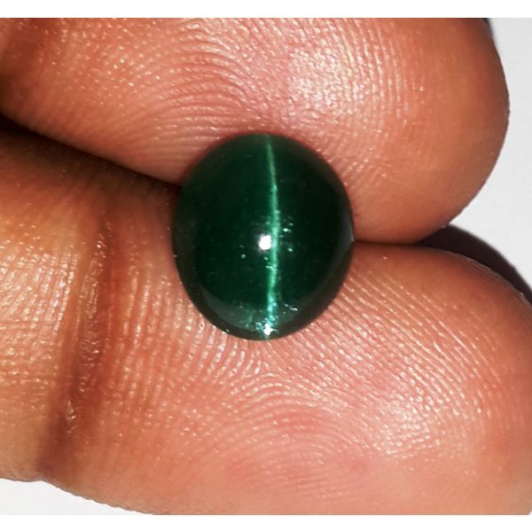  3.20 Carats Natural Sky Green Apatite Cat's Eye 9.55x8.44x4.78mm