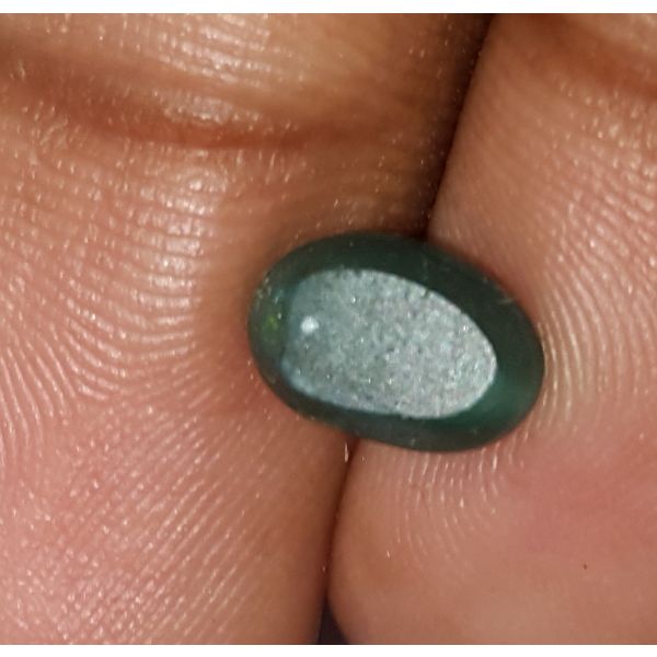  2.74 Carats Natural Sky Green Apatite Cat's Eye 8.54x5.87x6.20mm