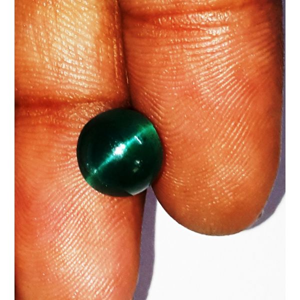  3.28 Carats Natural Sky Green Apatite Cat's Eye 7.68x7.66x6.54mm