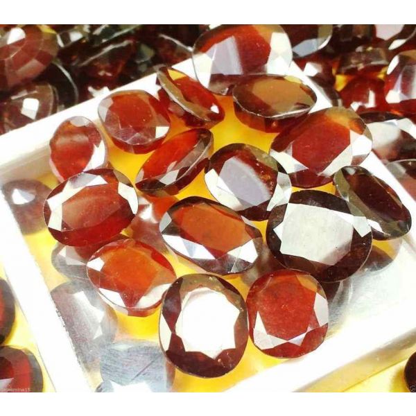 African Hessonite 6 to 12 CT Wholesale Lot Gemstone 