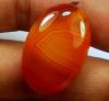 19.22 Carats Banded Agate 25.50 X 17.04 X 5.65 mm
