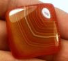 29.47 Carats Banded Agate 24.70 X 25.40 X 4.54 mm