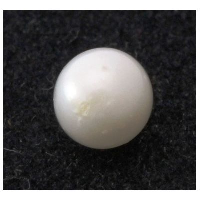 1.49 Carats Natural White Basra Pearl 6.02x5.85x5.84mm