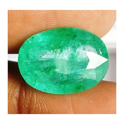 9.14 Carats Natural Columbian Emerald 16.74 x 12.15 x 6.51 mm