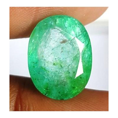 7.32 Carats Natural Columbian Emerald 14.07 x 10.85 x 6.69 mm