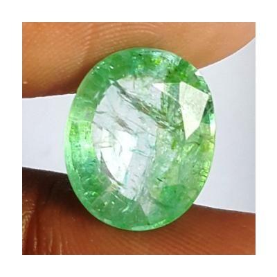 5.65 Carats Natural Columbian Emerald 13.23 x 10.79 x 5.39 mm