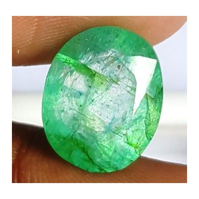 6.73 Carats Natural Columbian Emerald 12.78 x 10.70 x 6.55 mm
