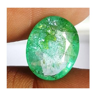 5.28 Carats Natural Columbian Emerald 13.27 x 10.96 x 5.07 mm