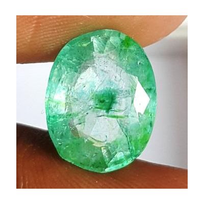 4.98 Carats Natural Columbian Emerald 12.52 x 9.88 x 5.12 mm