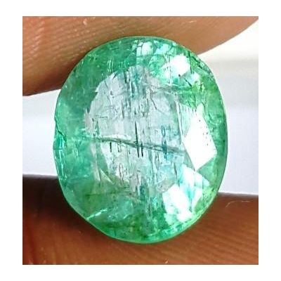 4.48 Carats Natural Columbian Emerald 11.18 x 9.47 x 6.06 mm