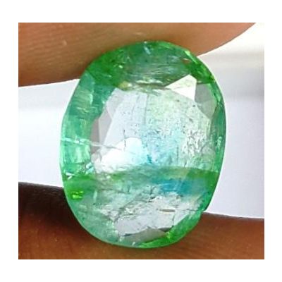 3.63 Carats Natural Columbian Emerald 11.79 x 9.65 x 4.31 mm