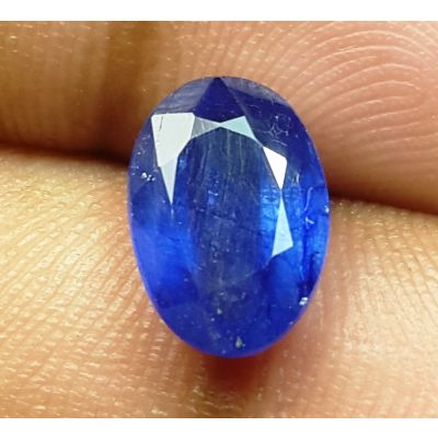 3.06 Carats Natural Blue Sapphire 10.00 x 7.00 x 4.55 mm