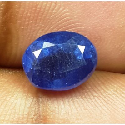 3.58 Carats Natural Blue Sapphire 9.05 x 7.22 x 5.48 mm
