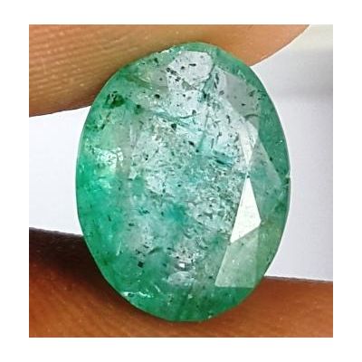 3.48 Carats Natural Columbian Emerald 11.44 x 8.82 x 4.71 mm