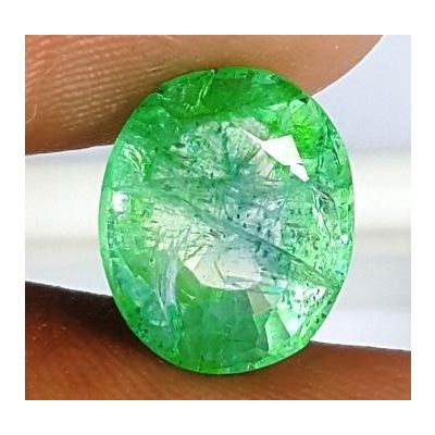4.67 Carats Natural Columbian Emerald 11.44 x 9.13 x 6.04 mm